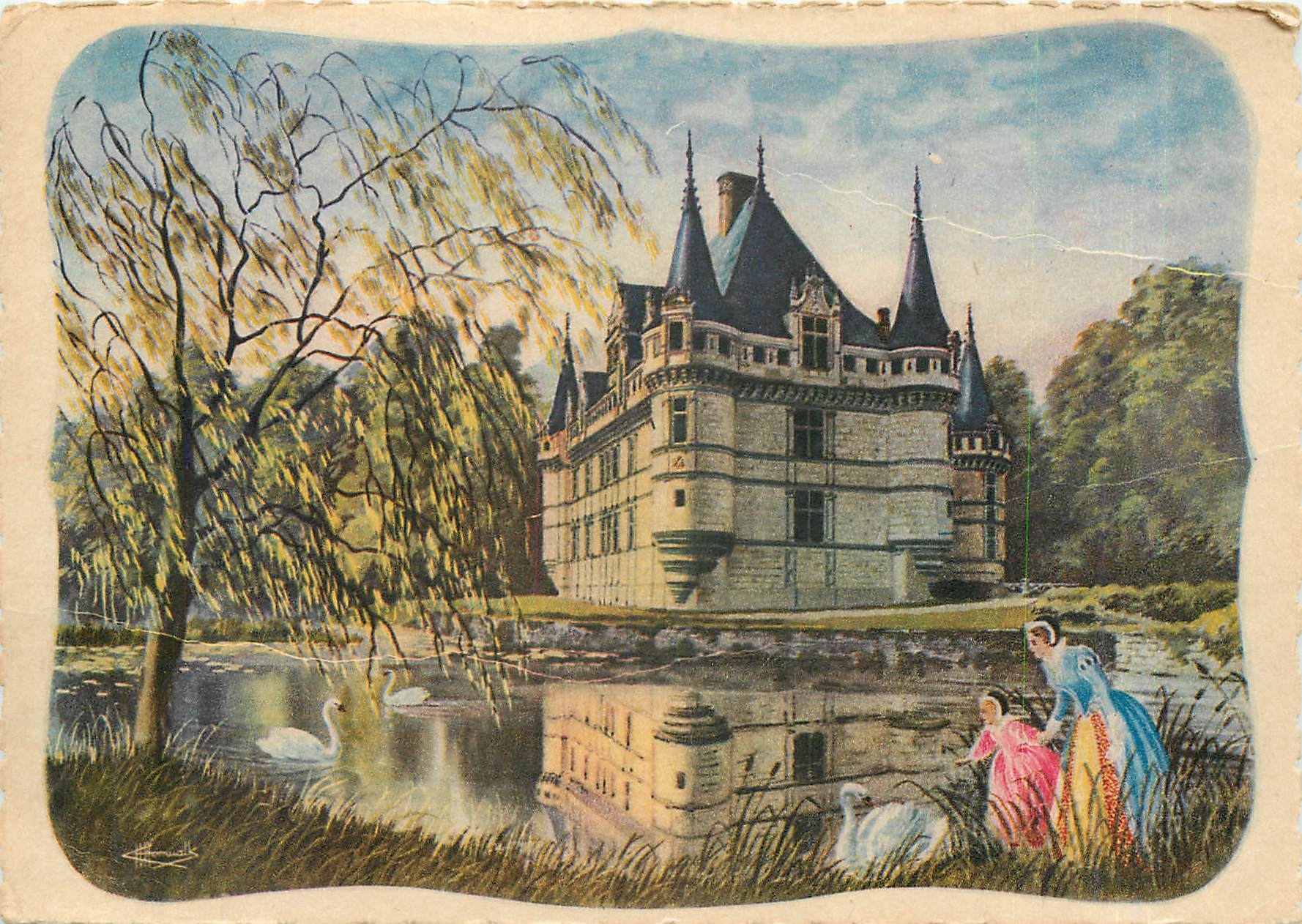 CPM Azay le Rideau Indre et Loire 