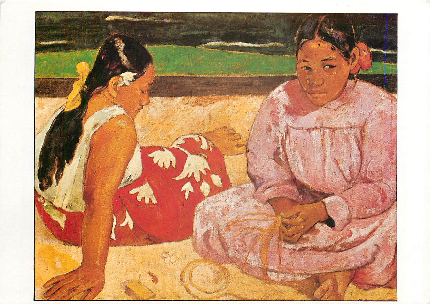 CPM Gauguin Paul Femmes de Tahiti sur la Plage 