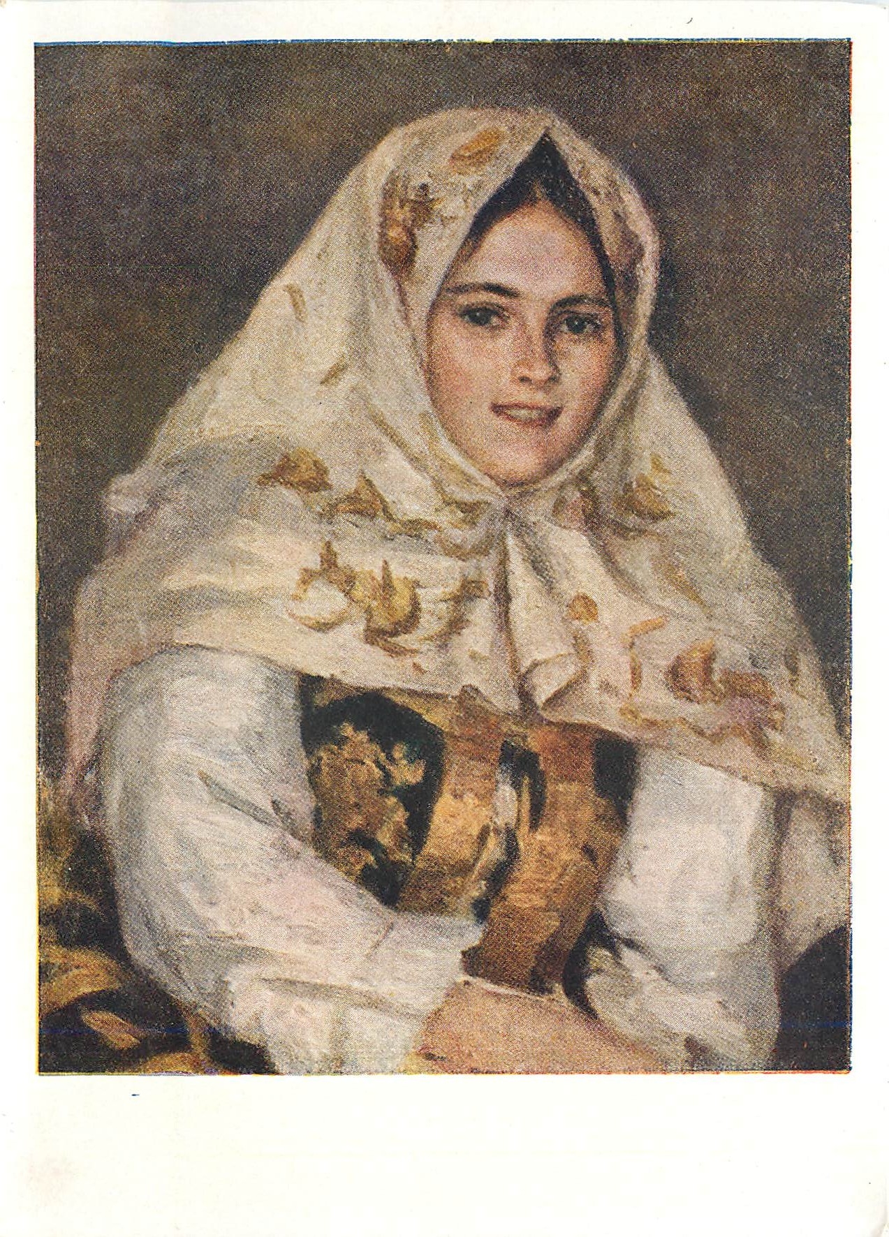 CPM VI Sourikou Beaute siberienne Portrait de Catherine Galerie Nationale Tretiakov 