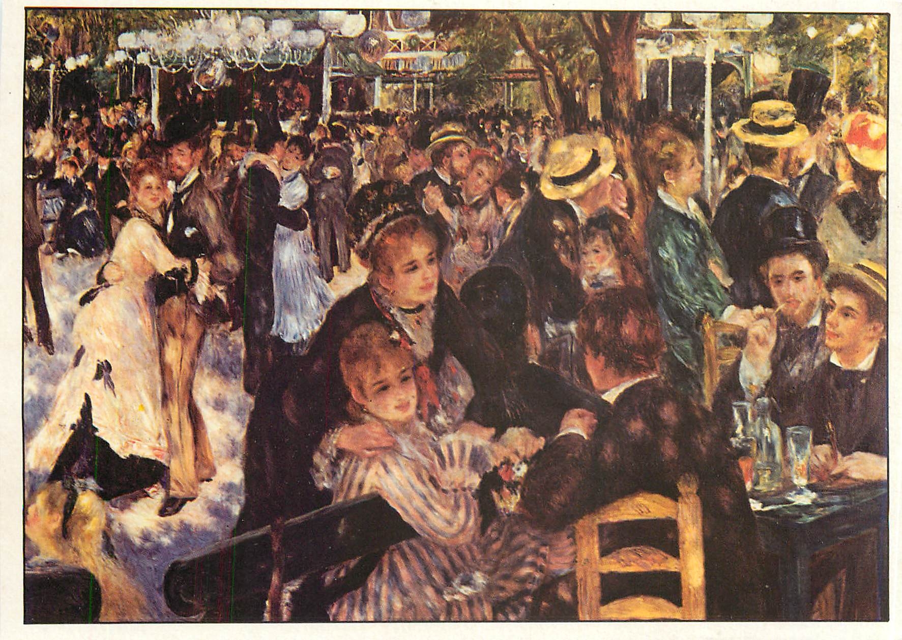 CPM Renoir Pierre Auguste Bal du Moulin de la Galette 