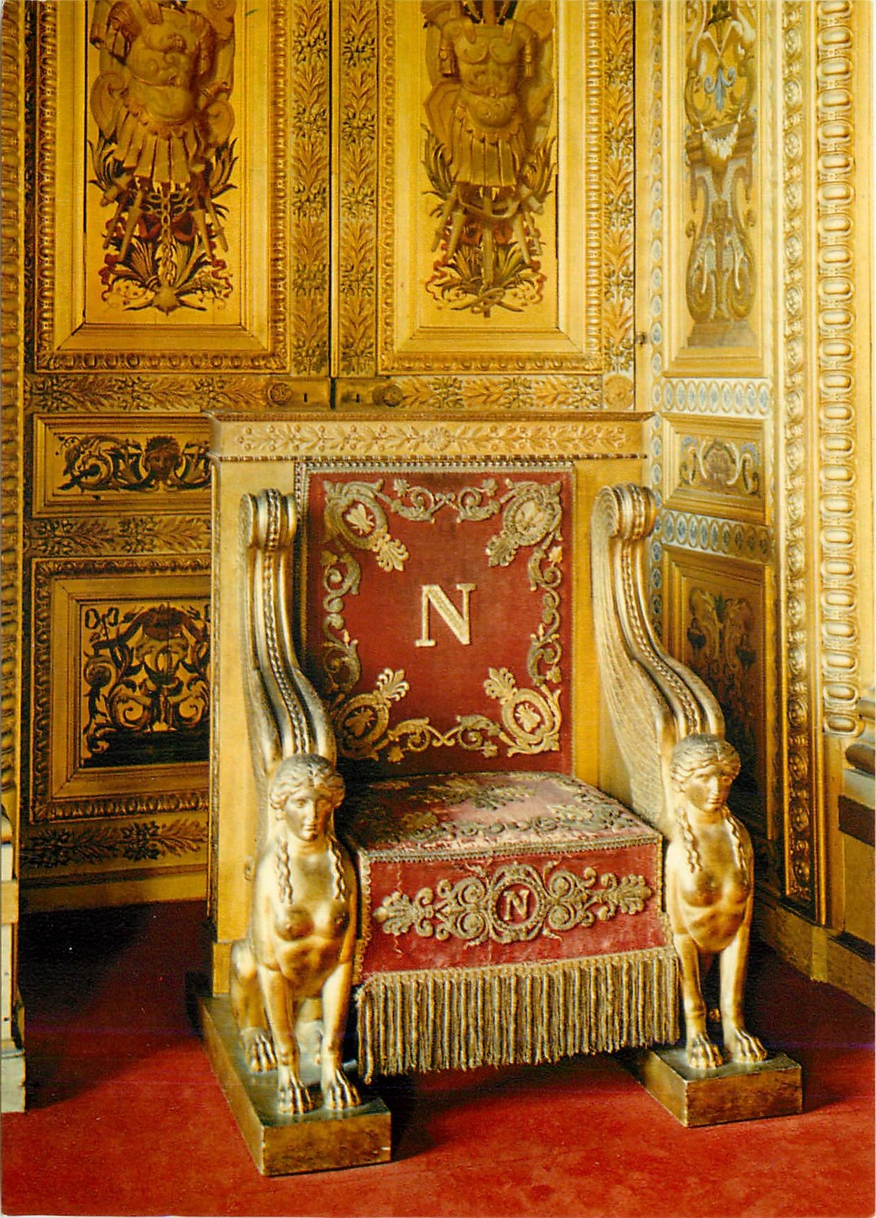 CPM Palais du Luxembourg Le trone de Napoleon 