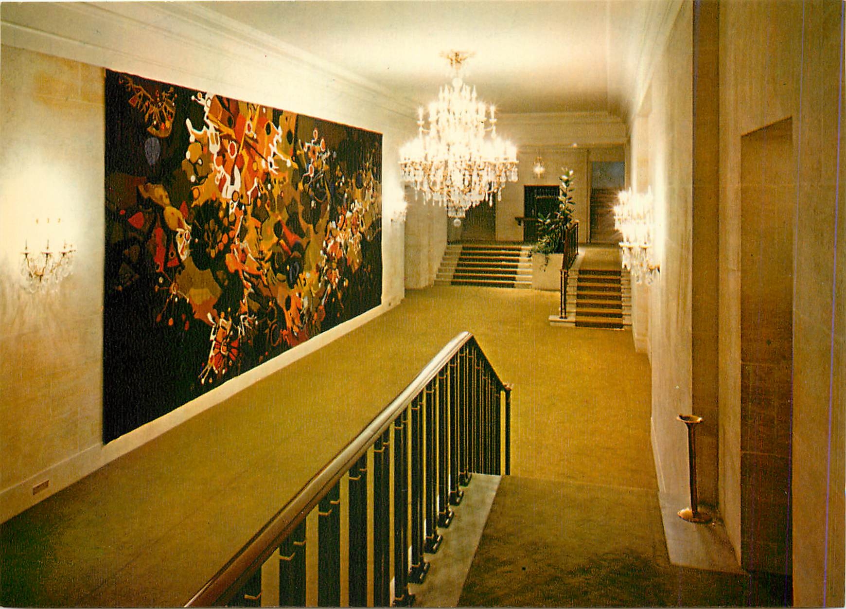 CPM Palais du Luxembourg Foyer de la Salle Medicis et tapisserie de Wogenski 
