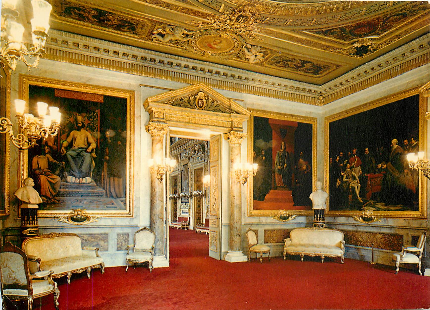 CPM Palais du Luxembourg Salon des Messagers d'Etat de l'Empire 