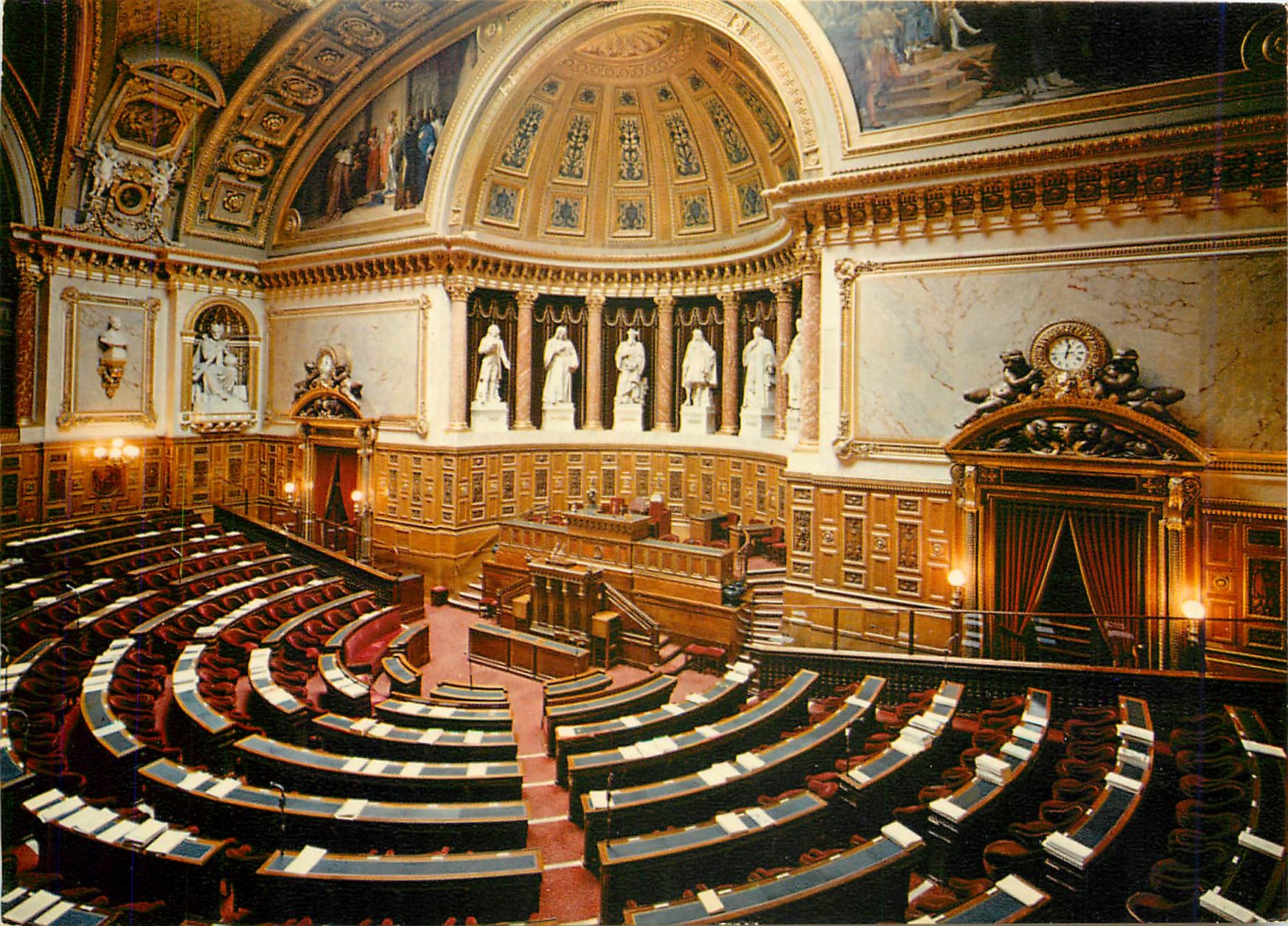 CPM Palais du Luxembourg Salle des Seances 