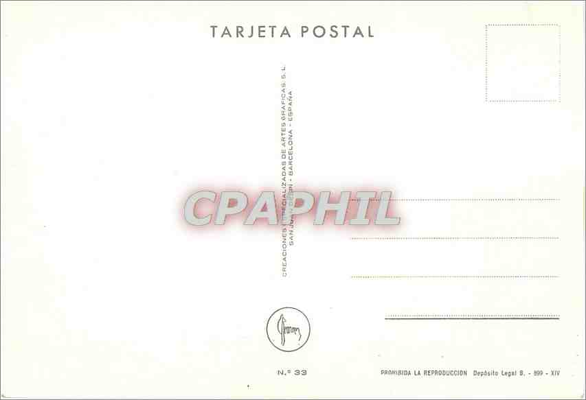 CPM Enfants Espagne Folklore Madrid Toledo Ciudad Real Guadalajara Cuenca — Rückseite
