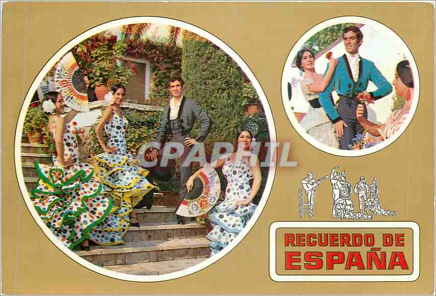 CPM Recuerdo de Espana Paco de Lucia y su Fiesta Buliet 