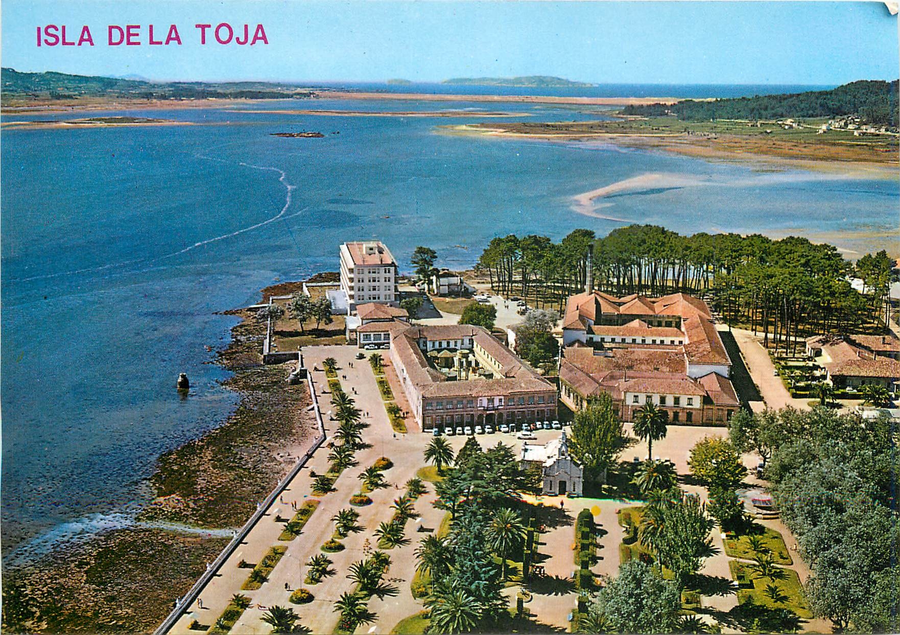 CPM Isla de la Toja Vue partielle aerienne 
