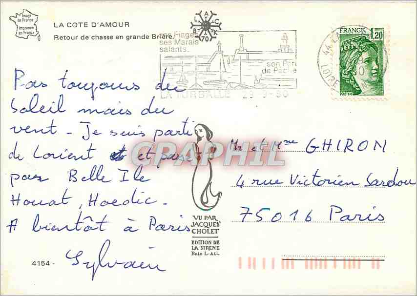 CPM La Cote d'Amour Retour de chasse en grande Briere  — Back