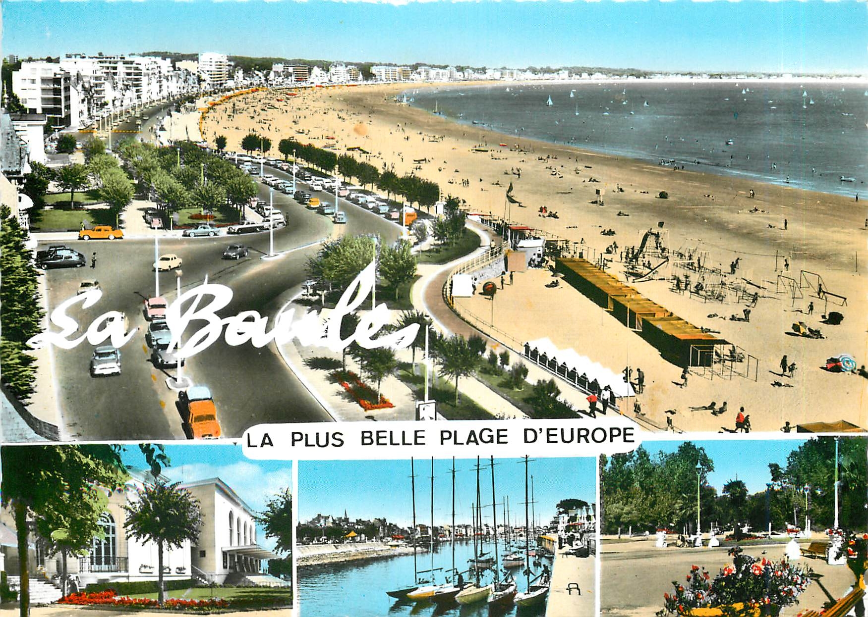 CPM La Plus Belle Plage d'Europe La Baule Vue prise du Majestic Le Casino Le Port 
