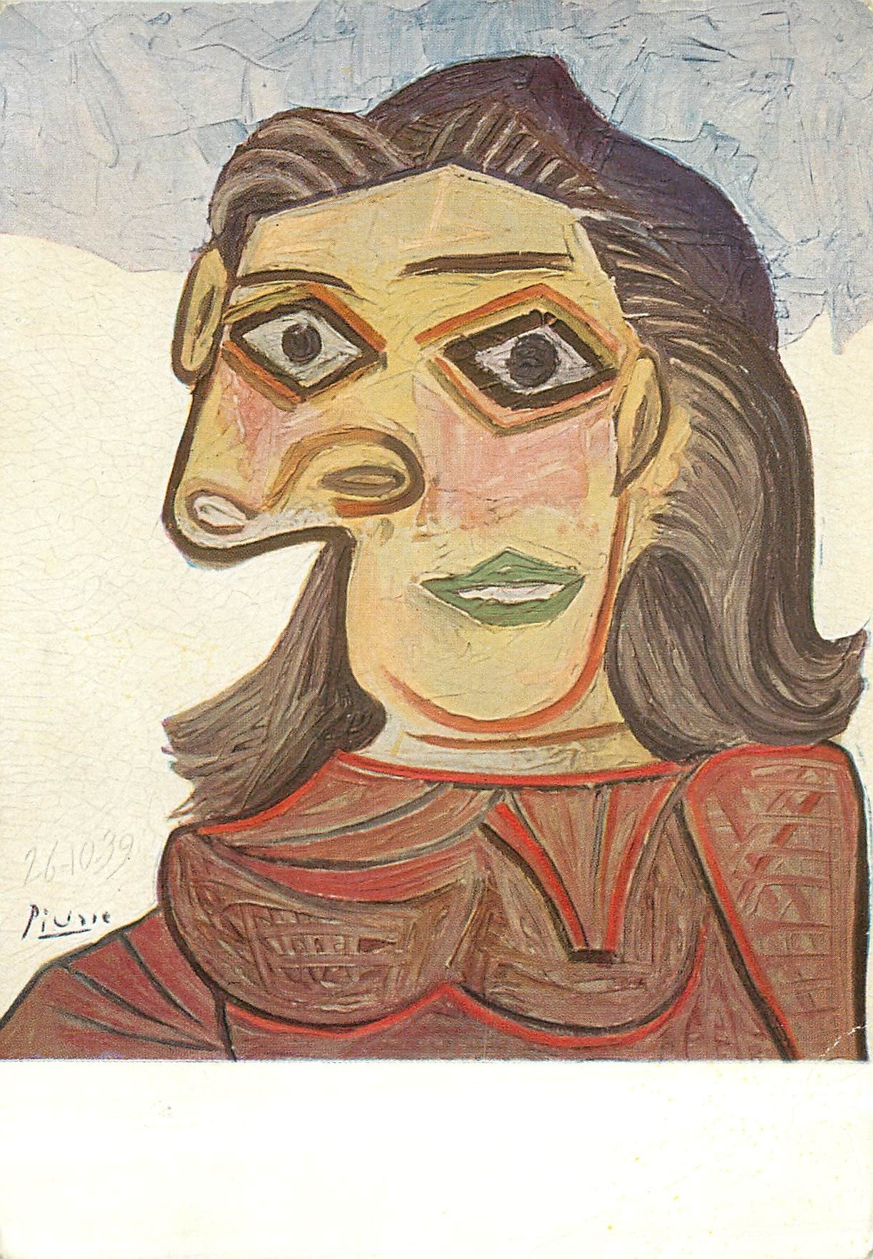 CPM Pablo Picasso Tete de femme 