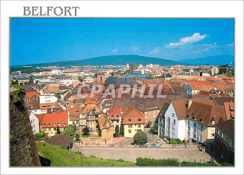 CPM Belfort Vue generale depuis le chateau 
