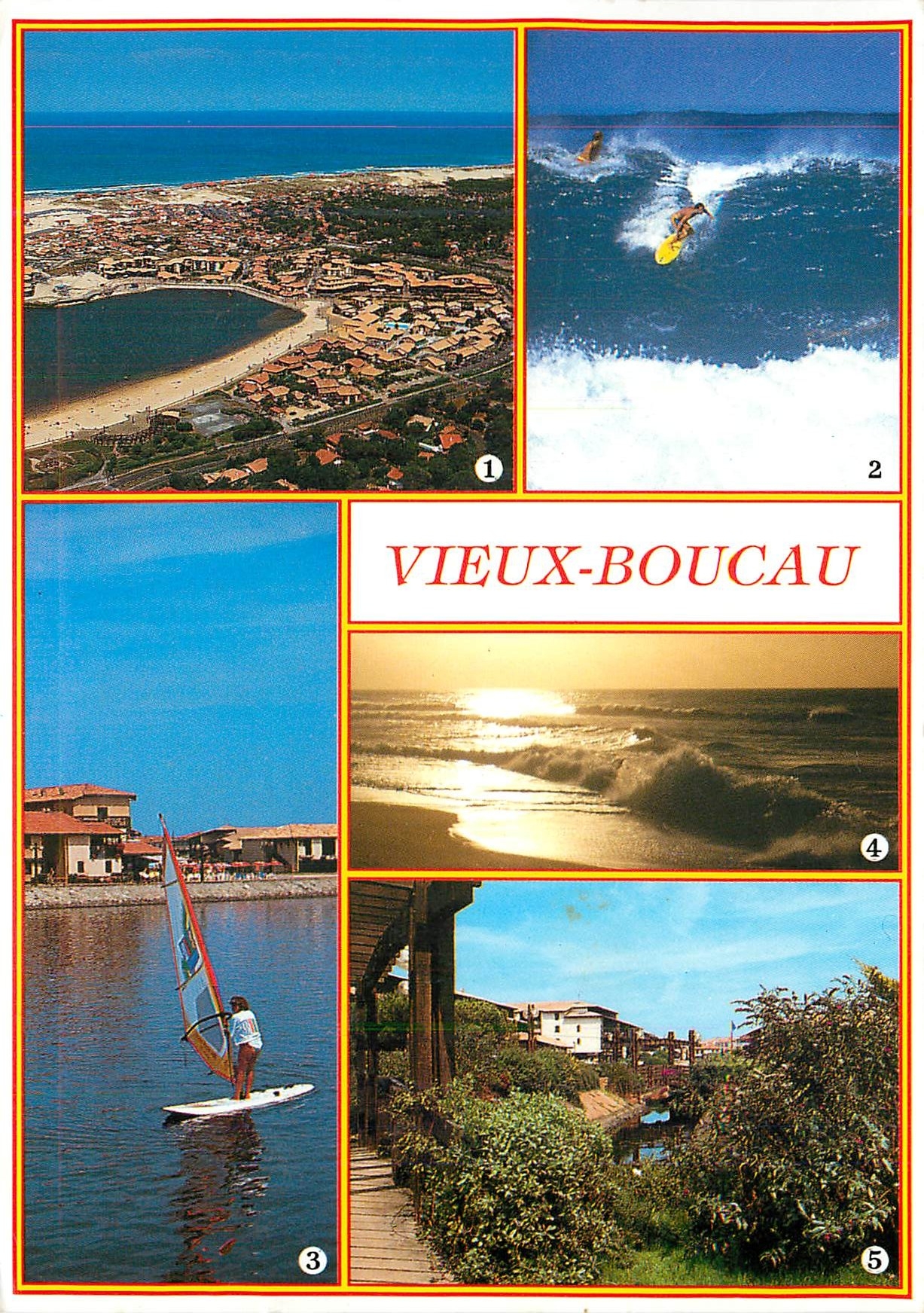 CPM Les Landes Vieux Boucau Port d'Albert 