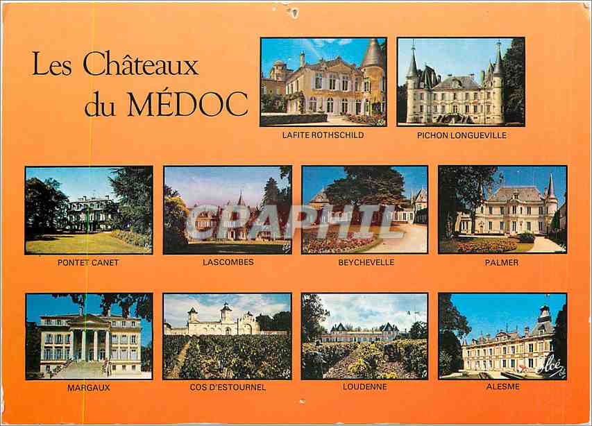 CPM Les Chateaux du Medoc Gironde Panorama 
