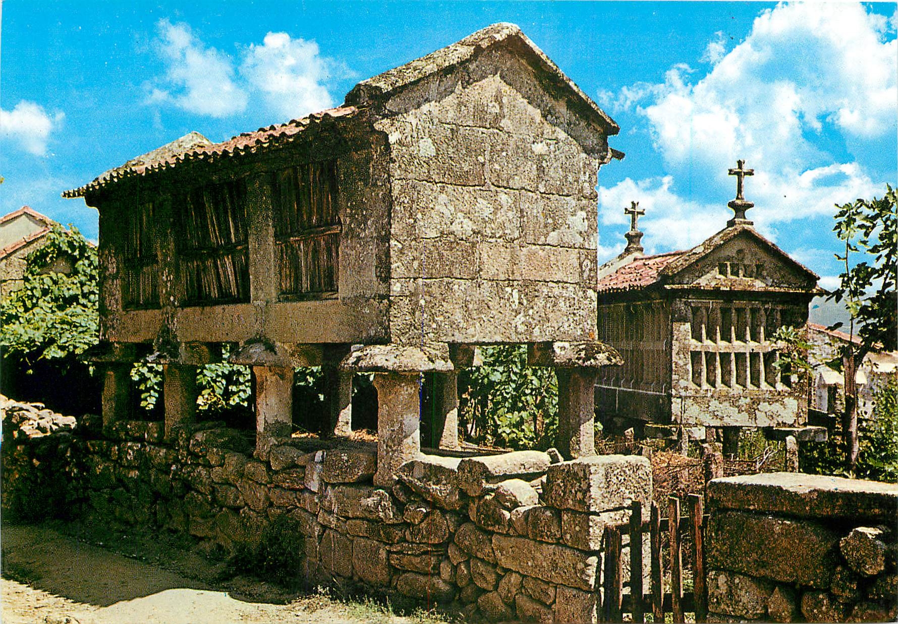 CPM Combarro Pontevedra Lieu declare Monument National Grenier typique 