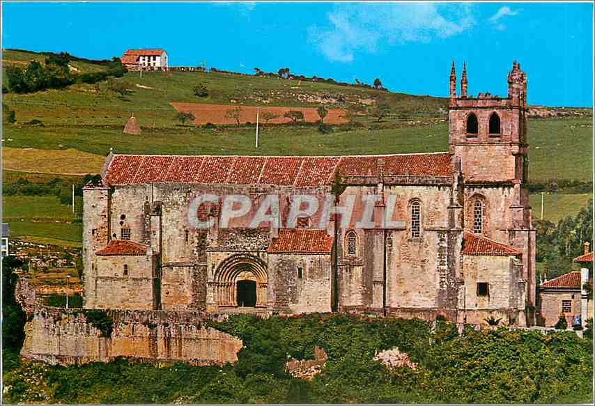 CPM San Vicente de la Barquera Santander Eglise Santa Maria 