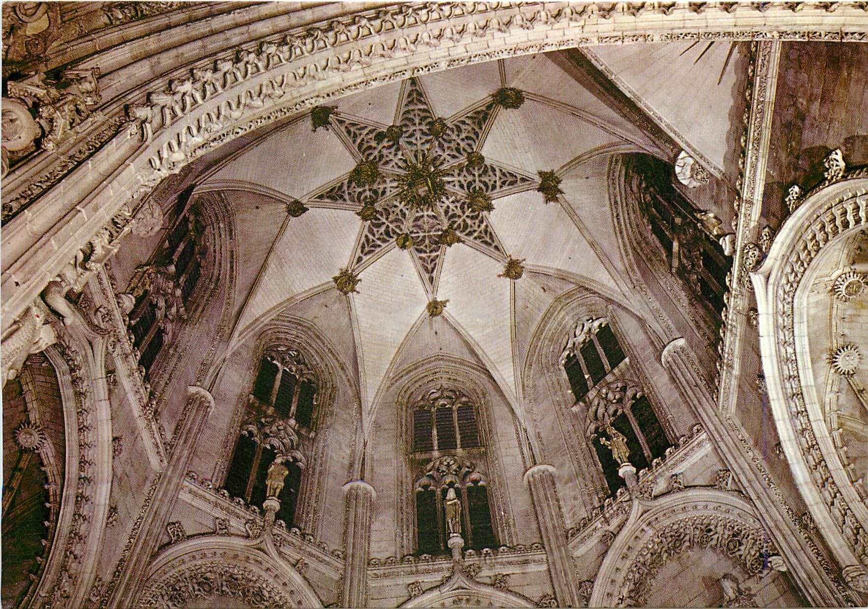CPM Burgos Catedral Chapelle des Condestables Coupole 