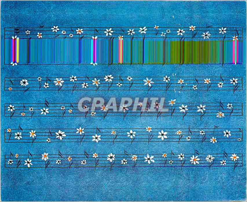 CPA Flower Song by Lilo Frumtu Federal Republic of Germany 