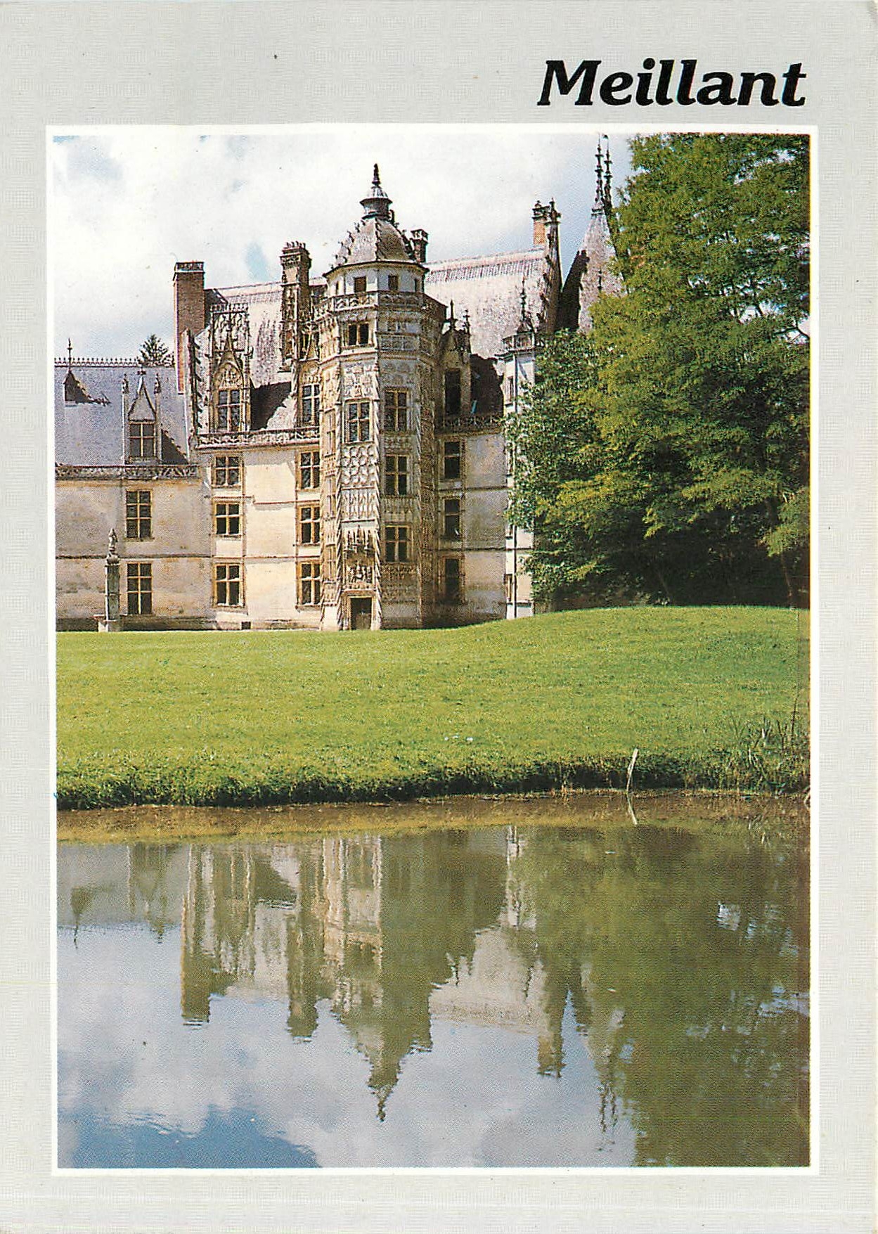 CPA Route Jacques Coeur Le chateau de Meillant Cher 
