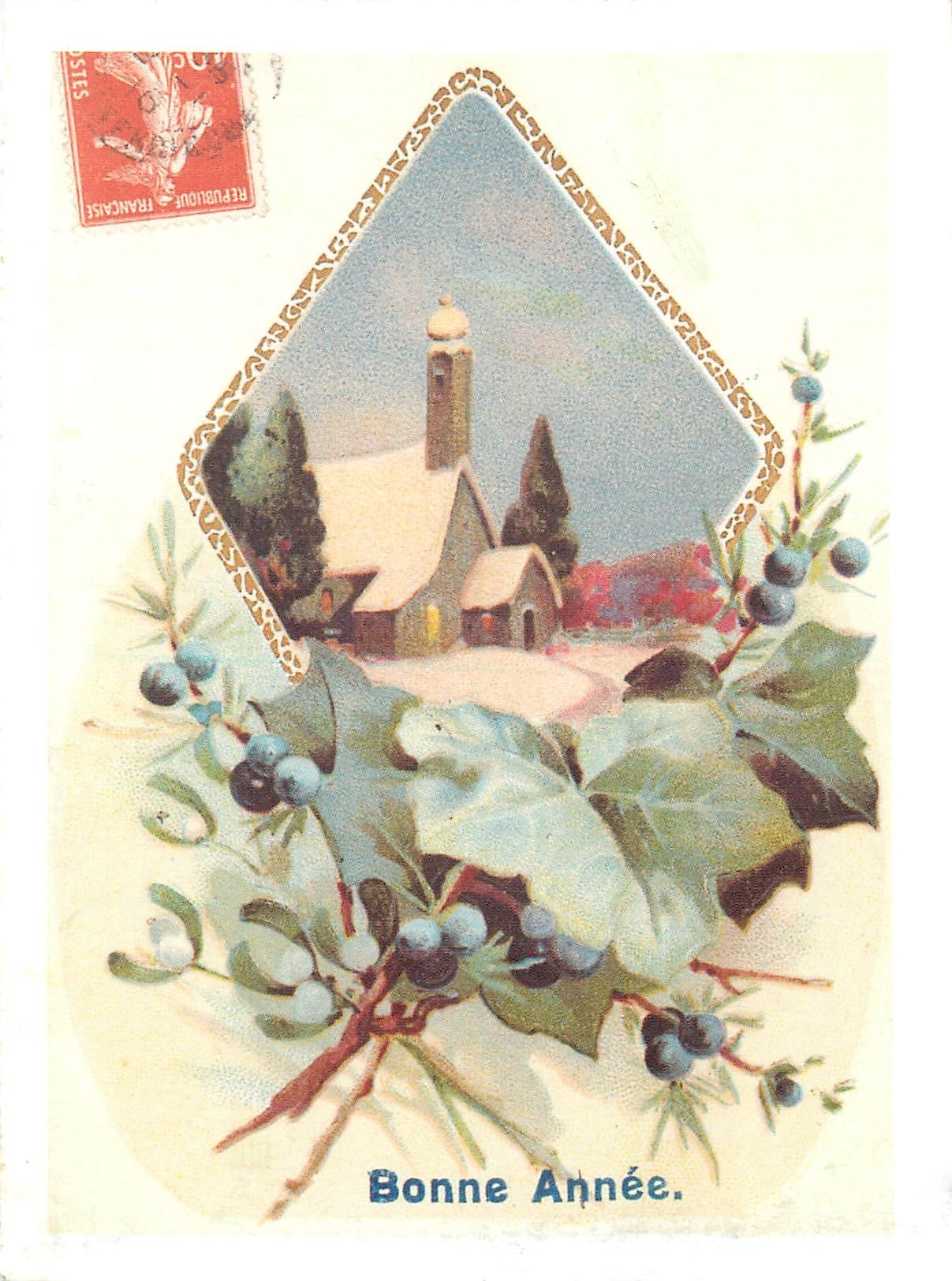 CPA Bonne Annee 