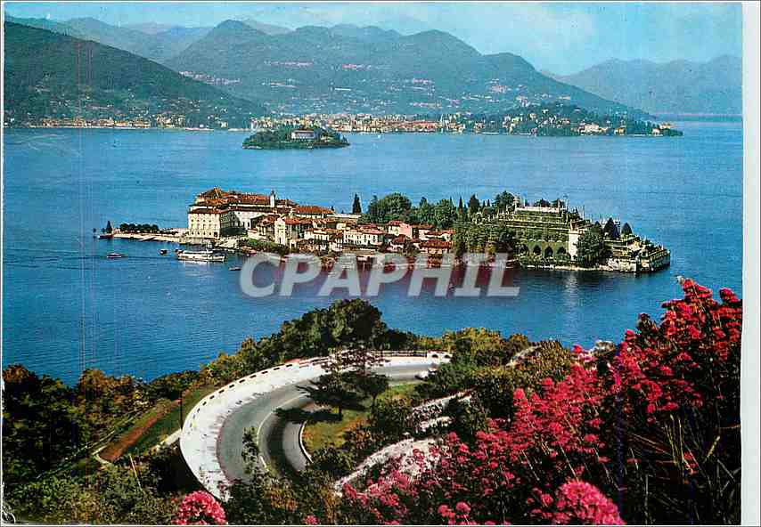 CPM Isola Bella Lago Maggiore Sulio sfondo l'Isola Madre e Pallanza 