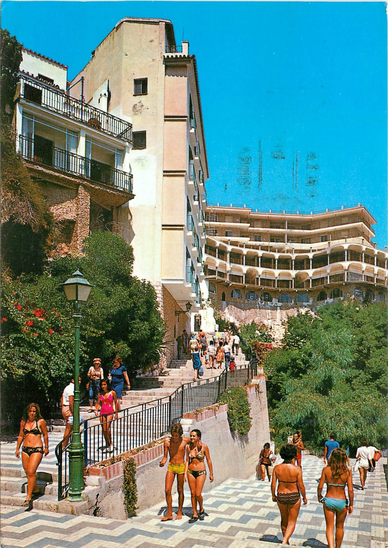 CPM Costa del Sol Torremolinos Chemin de la plage 