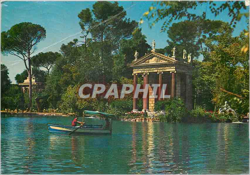 CPM Roma Villa Borghese Le petit lac 