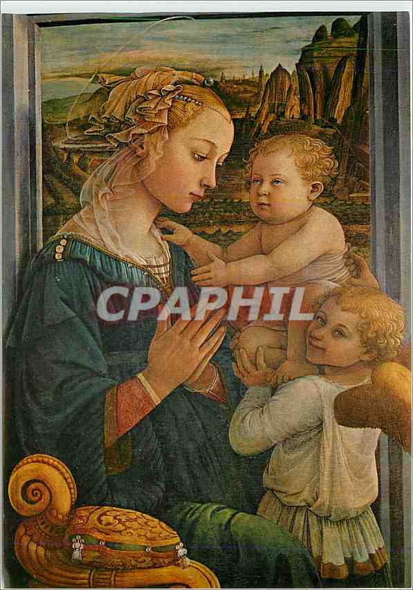 CPM Firenze Galleria Uffizi La Vierge et l'Enfant 