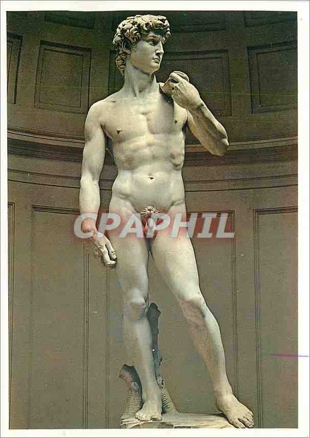 CPA Firenze Galleria Accademia Le David de Michelangelo 