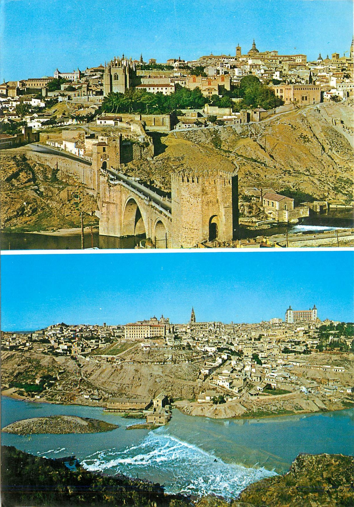 CPA Toledo Vue general et le Pont Saint Martin 