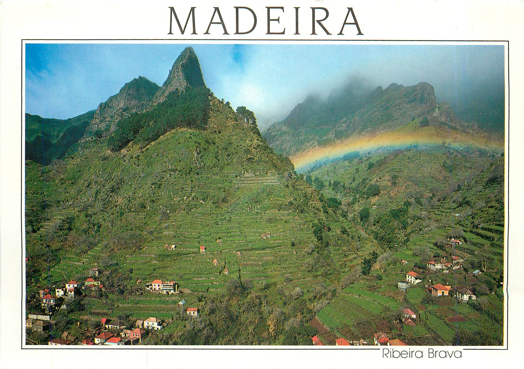 CPA Madeira Ribeira Brava Crista do Galo 