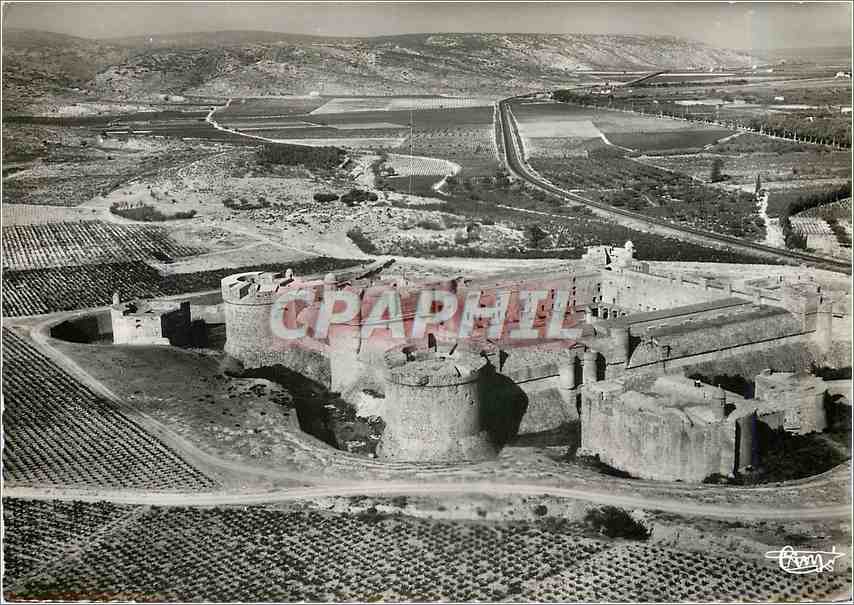 CPM Salses Pyr Or Vue generale aerienne du Chateau Fort 