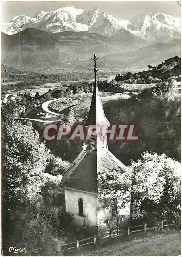CPM Sallanches Hte Savoie Faee au Massif du Mont Blanc la Chapelle 