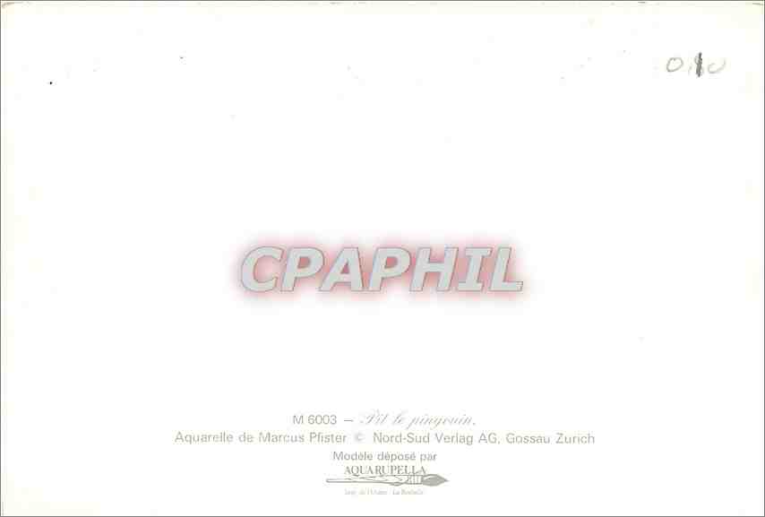 CPM Aquarelle de Marcus Pfister  — Rückseite