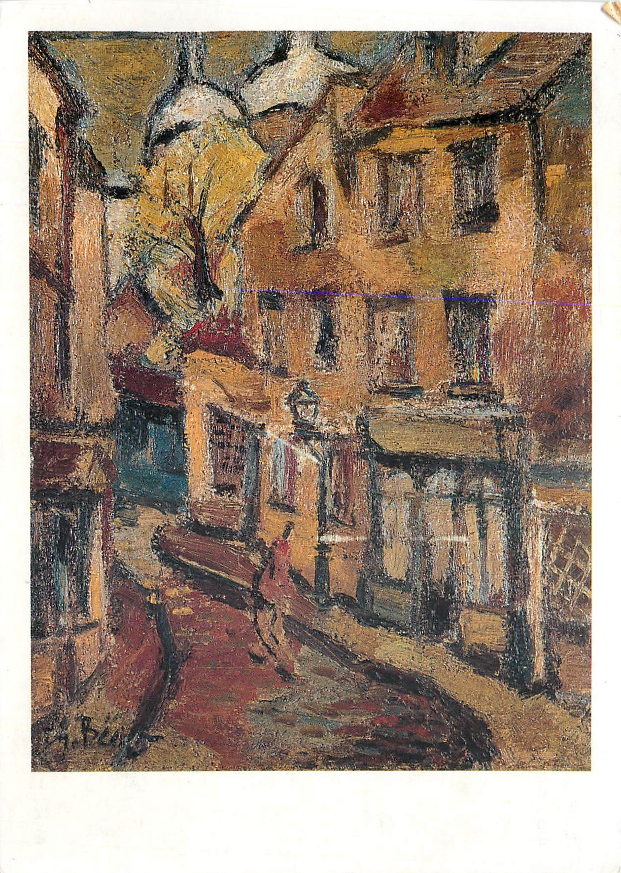 CPA Charles Bego Rue Norvins Musee de Montmartre 