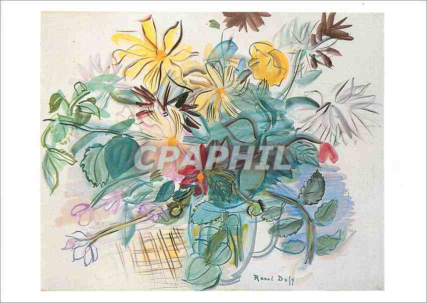 CPA Raoul Dufy Bouquet de fleurs 