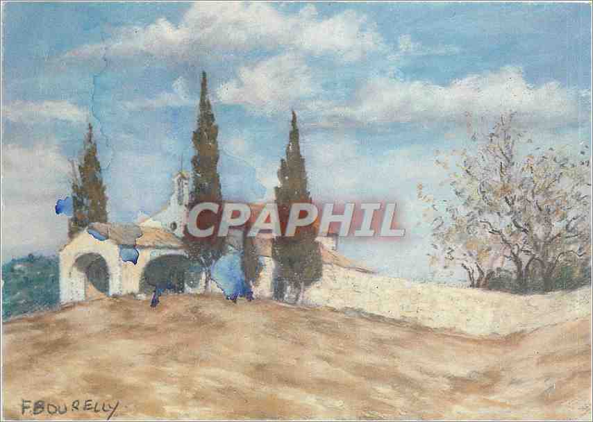 CPA Les Pastels de Bourelly Chapelle St Sixte Eygalieres 