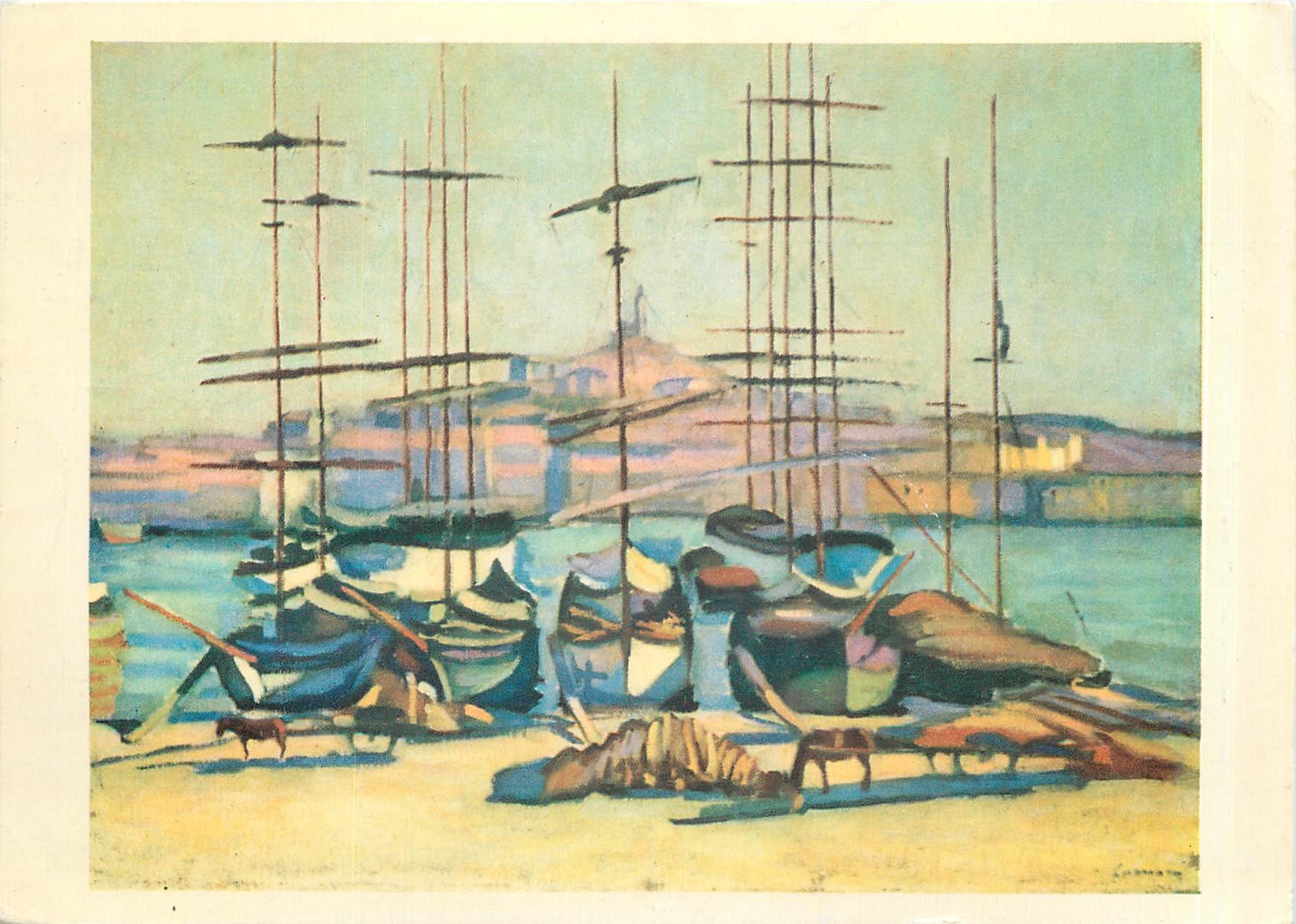 CPA Charles Camoin Port de Marseille 