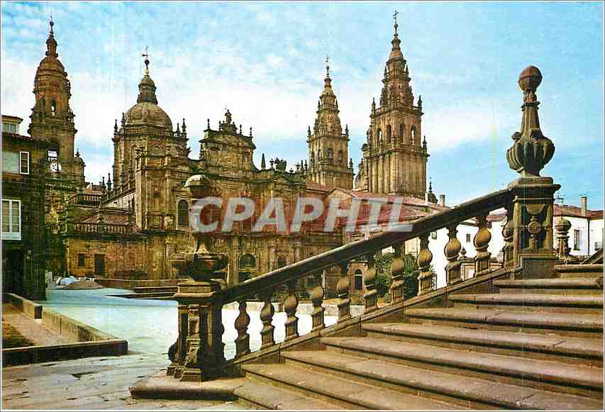 CPM Santiago de Compostela Cathedrale Facade de la Azabacheria 