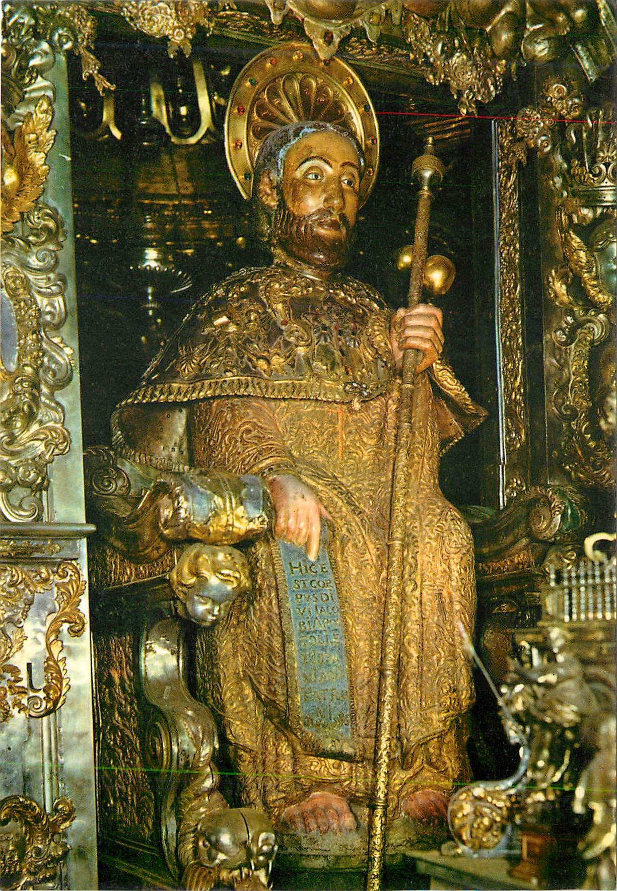 CPM Santiago de Compostela Cathedrale Image du Apostol 