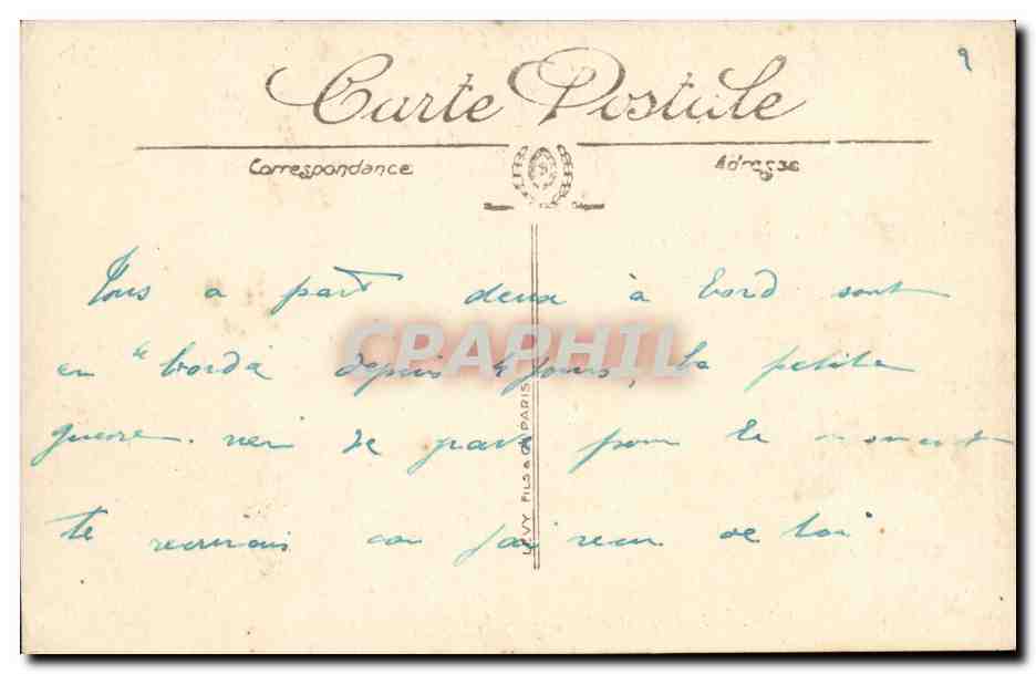 Saint-Malo — La plage et le Château — LL. — N° 125 — Reverso
