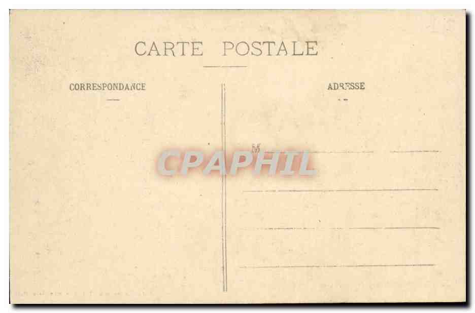 Saint Malo CPA Le sillon un jour de tempete — Verso