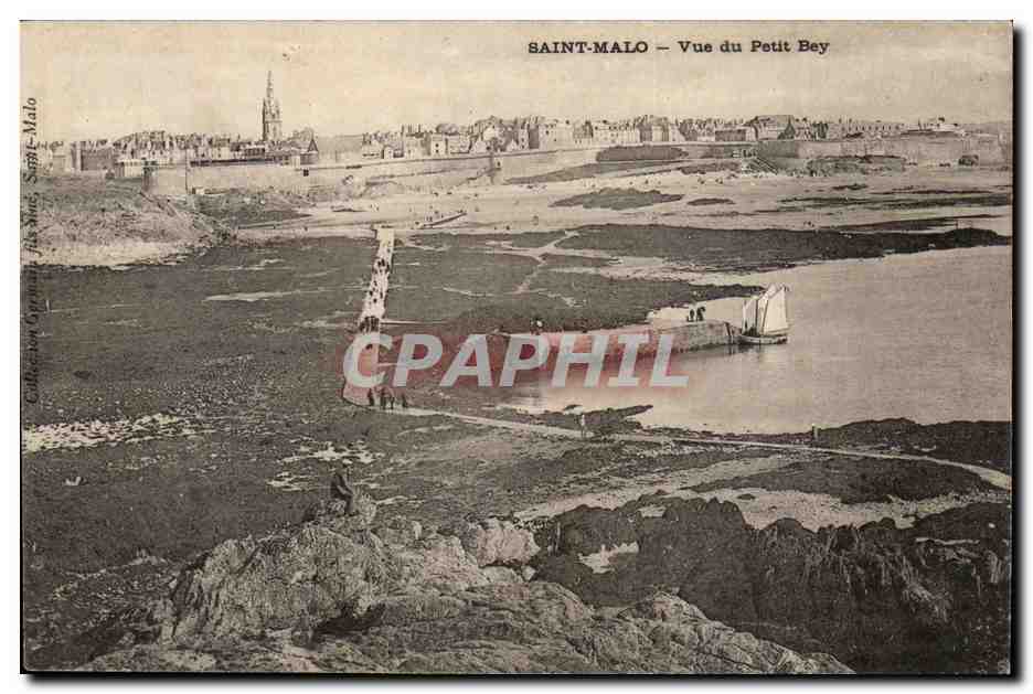 Saint Malo CPA Vue du petit Bey