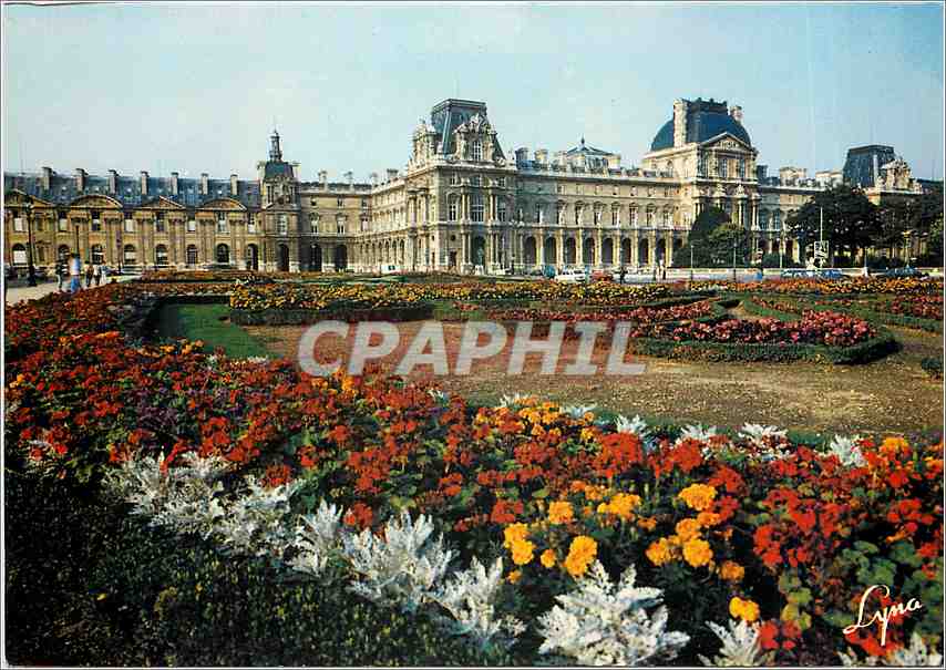 CPM Paris Le Louvre et ses jardins 