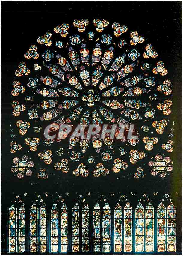 CPM Paris Notre Dame La Rosace Sud 