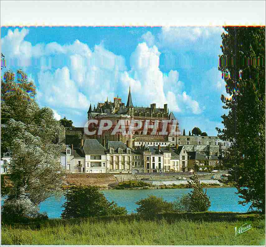 CPM Amboise Indre et Loire Le Chateau du XV la tour des Minimes et le Logis du Roi 