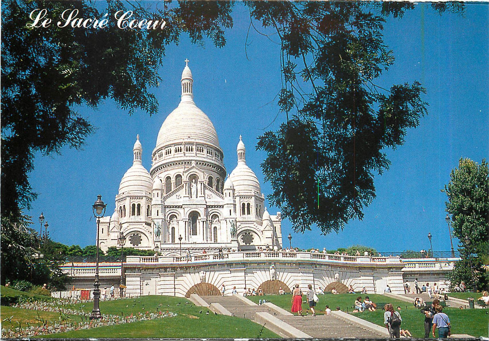 CPM Paris La Basilique du Sacre Coeur de Montmartie 