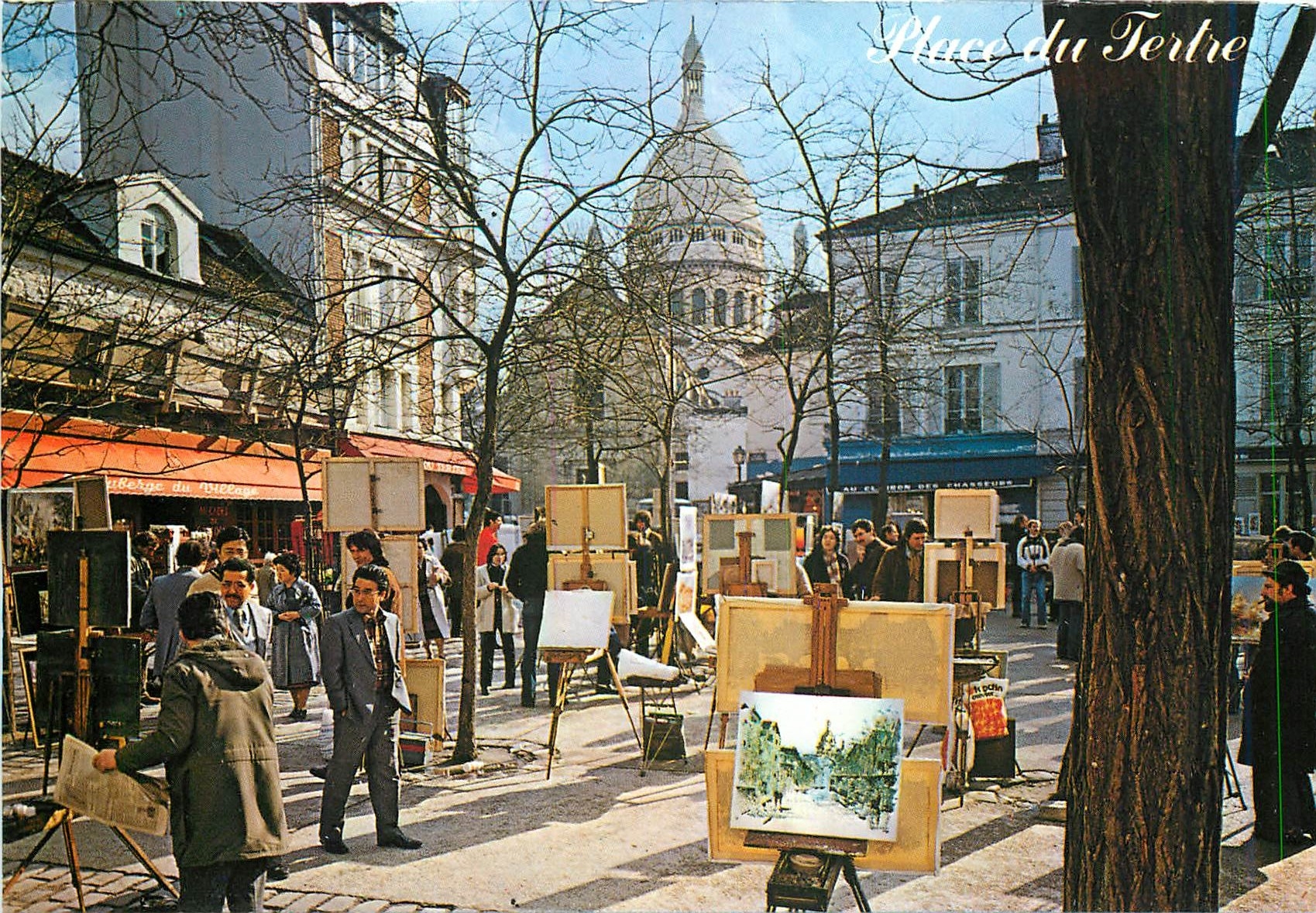 CPM Paris Montmartre La Place du Tertre 