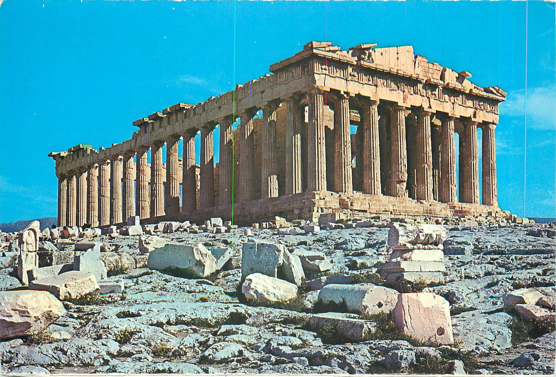 CPM Athenes Le Parthenon vue du N O 
