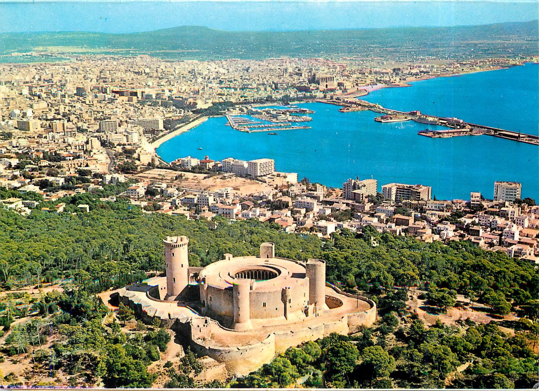 CPM Mallorca Baleares Espana Palma Vista aerea de la ciudad En primer termino 
