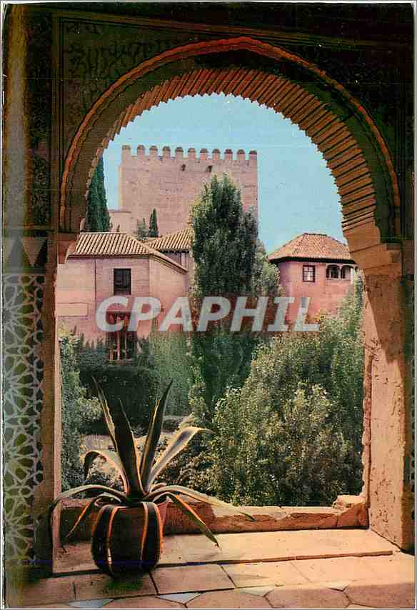 CPM Granada Alhambra Vue de la Tour des Dames 